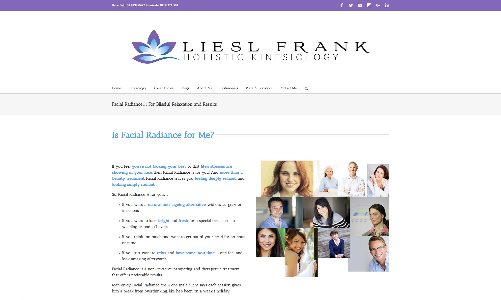Liesl Frank facial radiance web copy